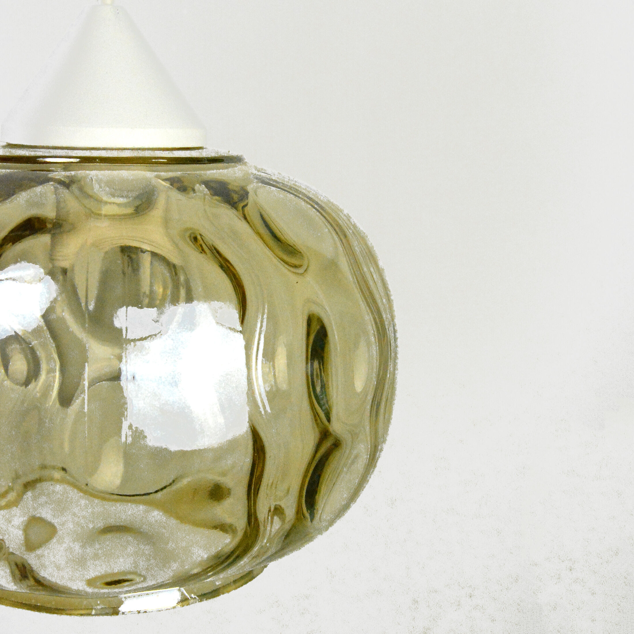 1970s Modernist hanging lamp, Poland