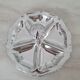 Guy Degrenne / Round platter with compartments and central stainless steel handle