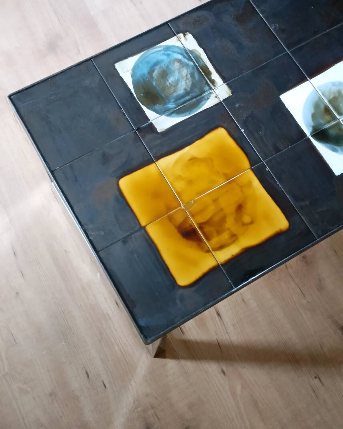 Belarti chrome ceramic coffee table