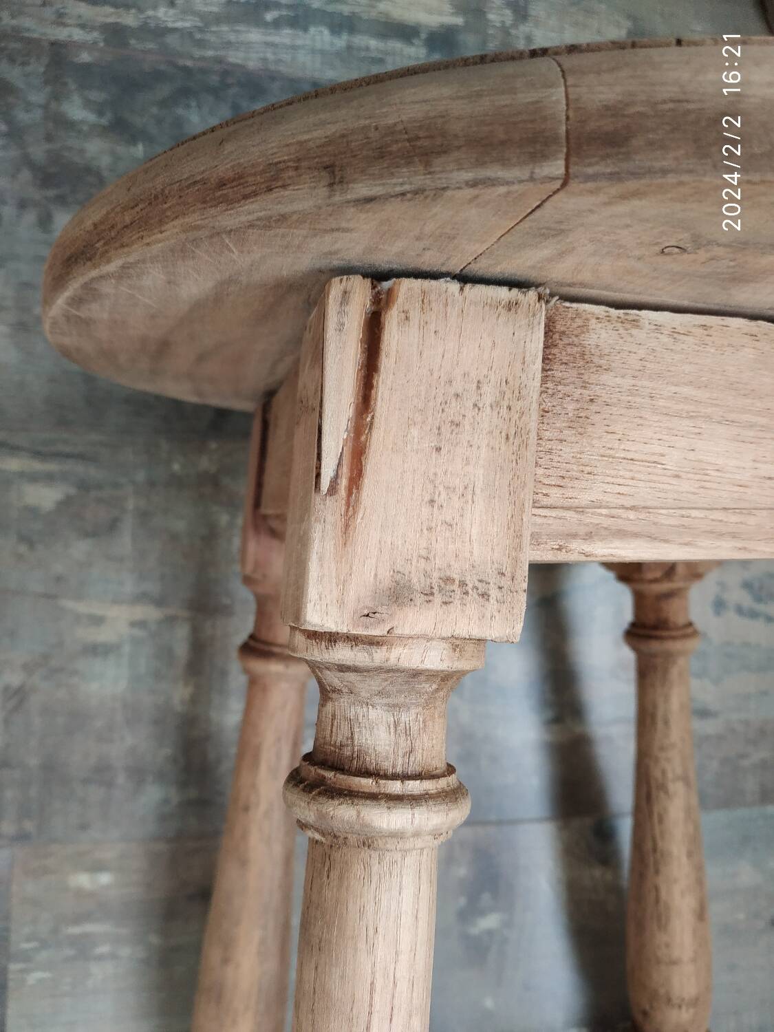 Wooden stool