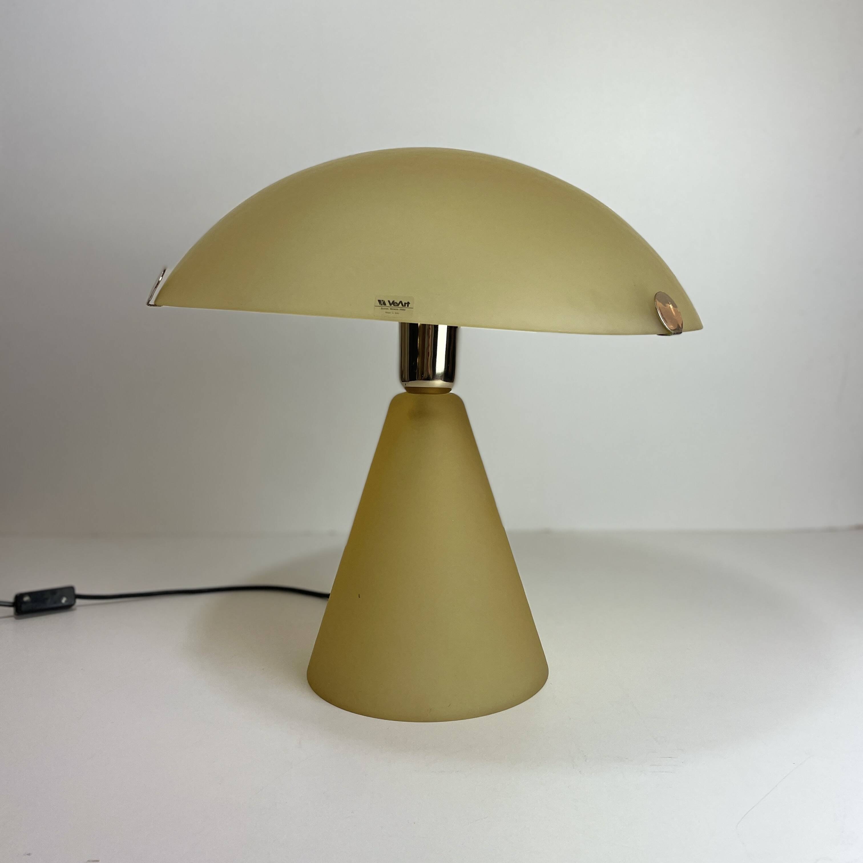 VeArt Murano Table Lamps from 1980'