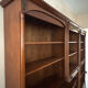 Bibliothèque ouverte en 3 pans style directoire