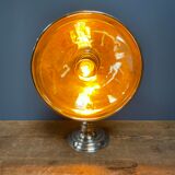 Nickel-plated old heater lamp from Germany, 1920s