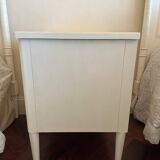 Solid wood bedside table