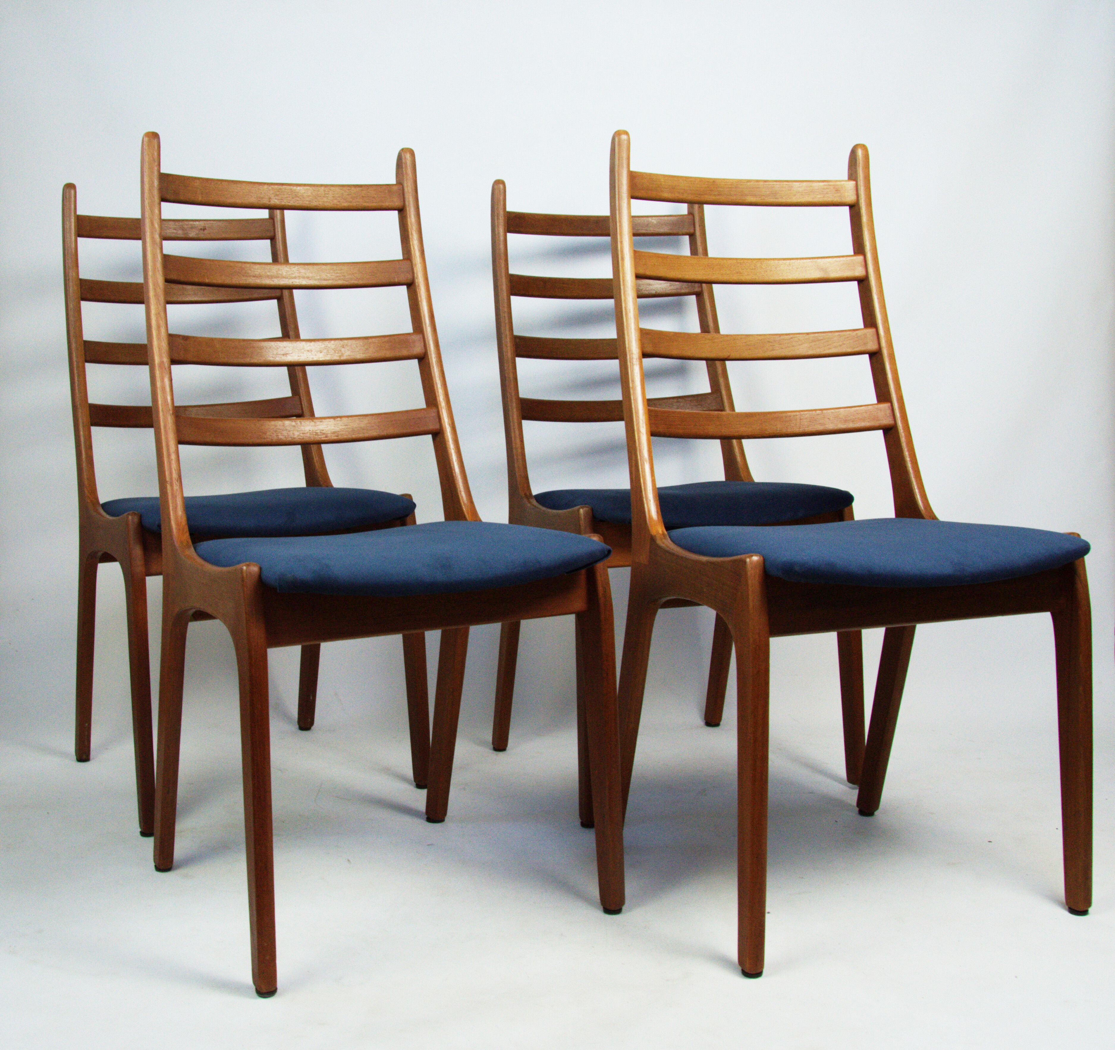Ensemble de quatre chaises, K.S. Mobelfabrik, Danemark, années 1960