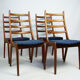 Ensemble de quatre chaises, K.S. Mobelfabrik, Danemark, années 1960