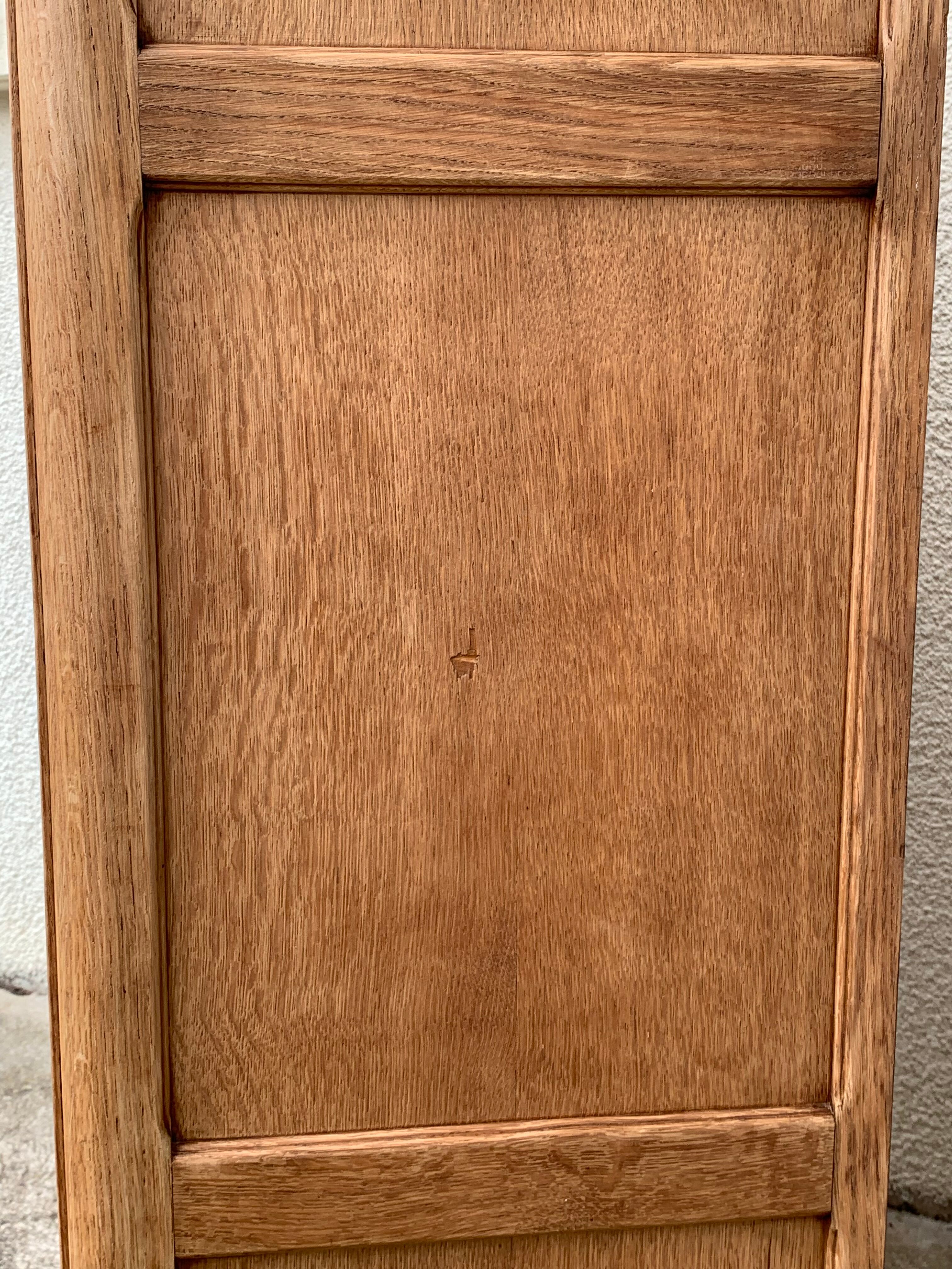 Parisian glazed wardrobe 1930 raw wood