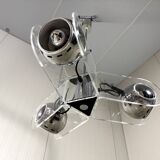 Gino Sarfatti style plexiglass hanging lamp 1970’s