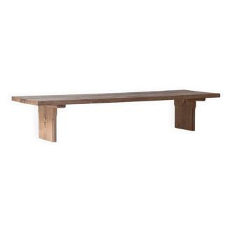 Great low rustic coffee table from France, designed and handmade in the 1950s.