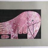 Pierre székely, cocotte, 1981. original print signed in ink