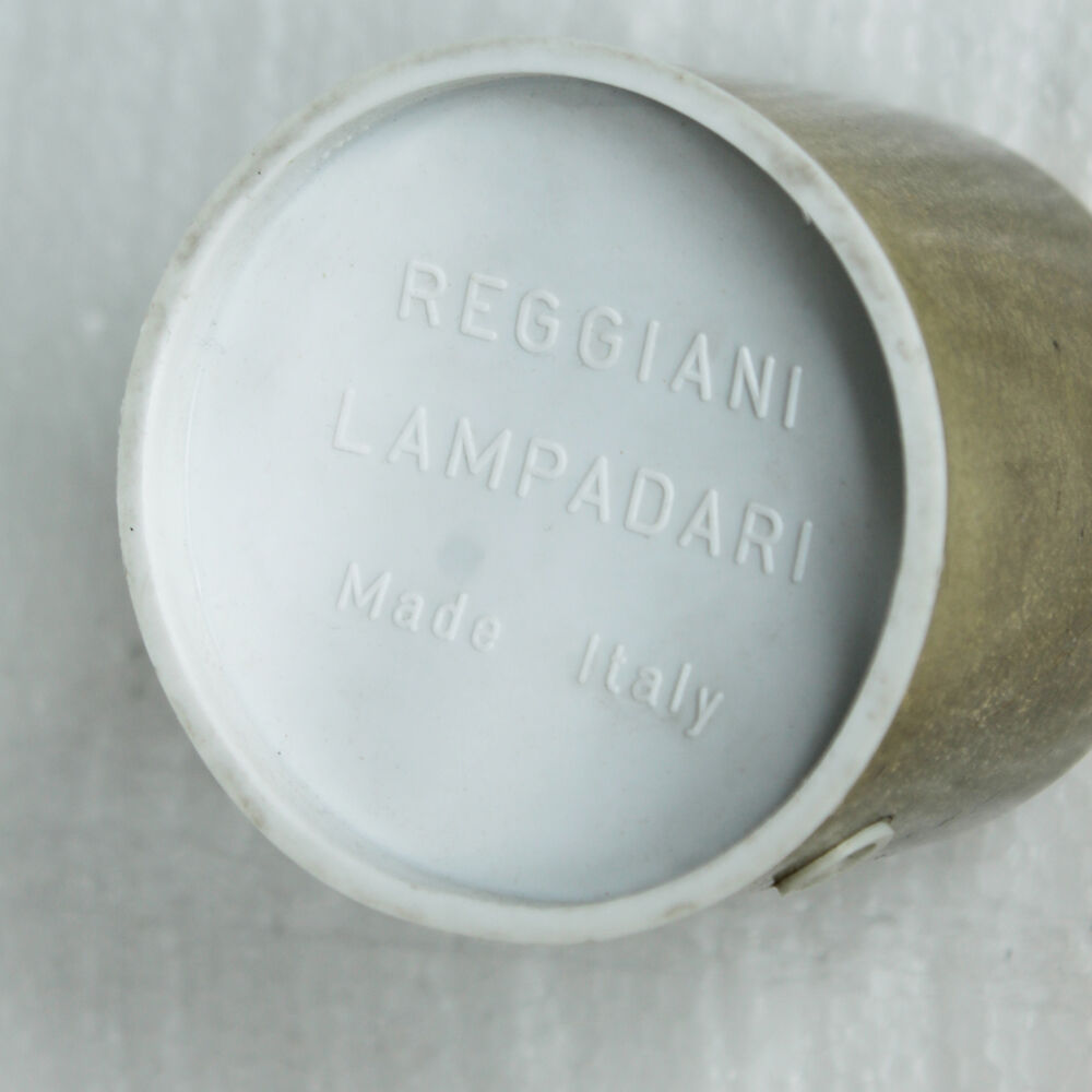 Magnetic brass ball light by Reggiani