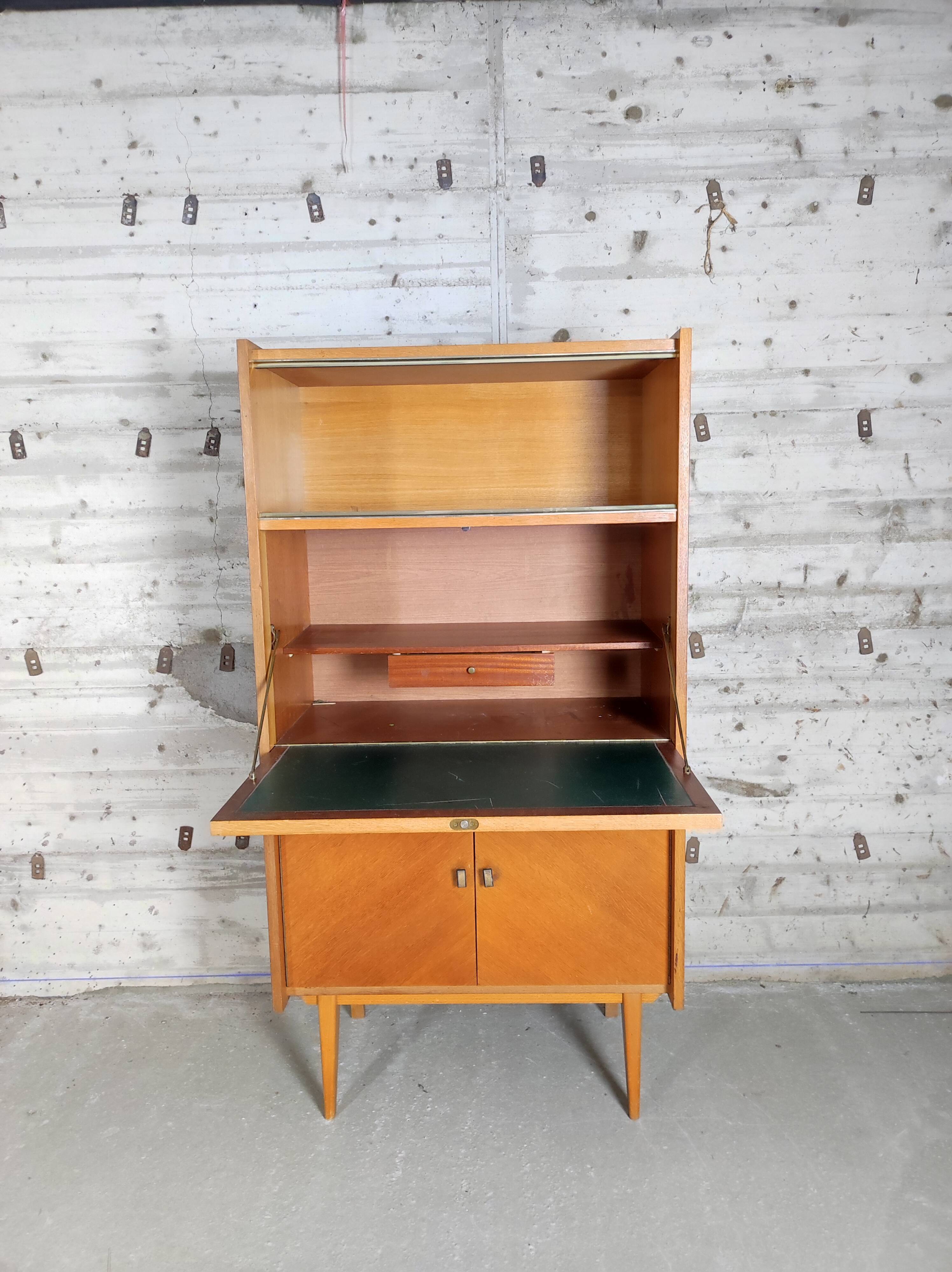 Secrétaire vintage pieds comaps