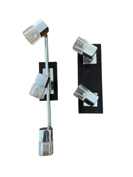 Spotlight island fixture set – wall light with 2 spots + bar with 3 spots