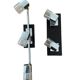 Spotlight island fixture set – wall light with 2 spots + bar with 3 spots