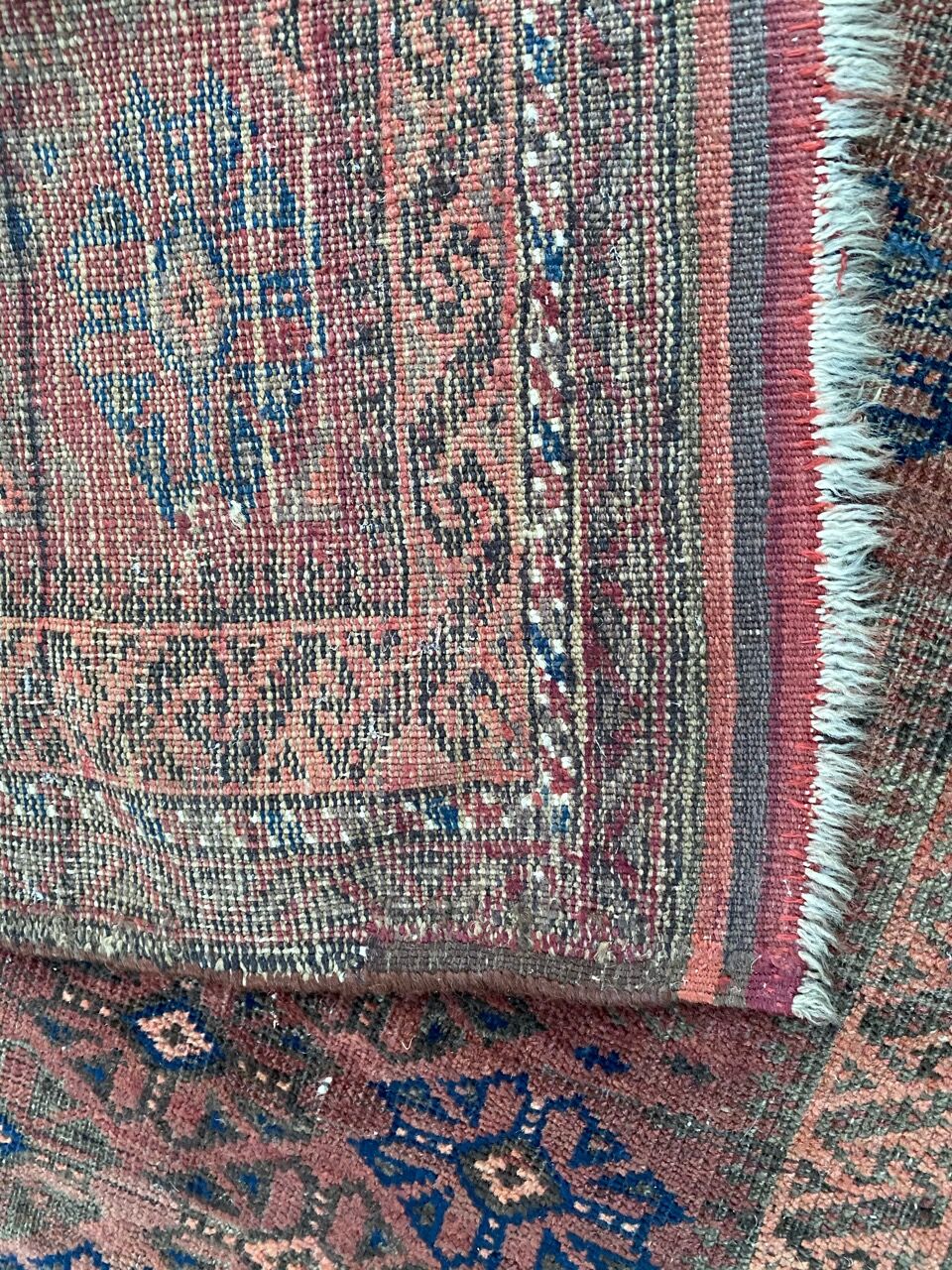 Old carpet Afghan Belutch 85x136 cm