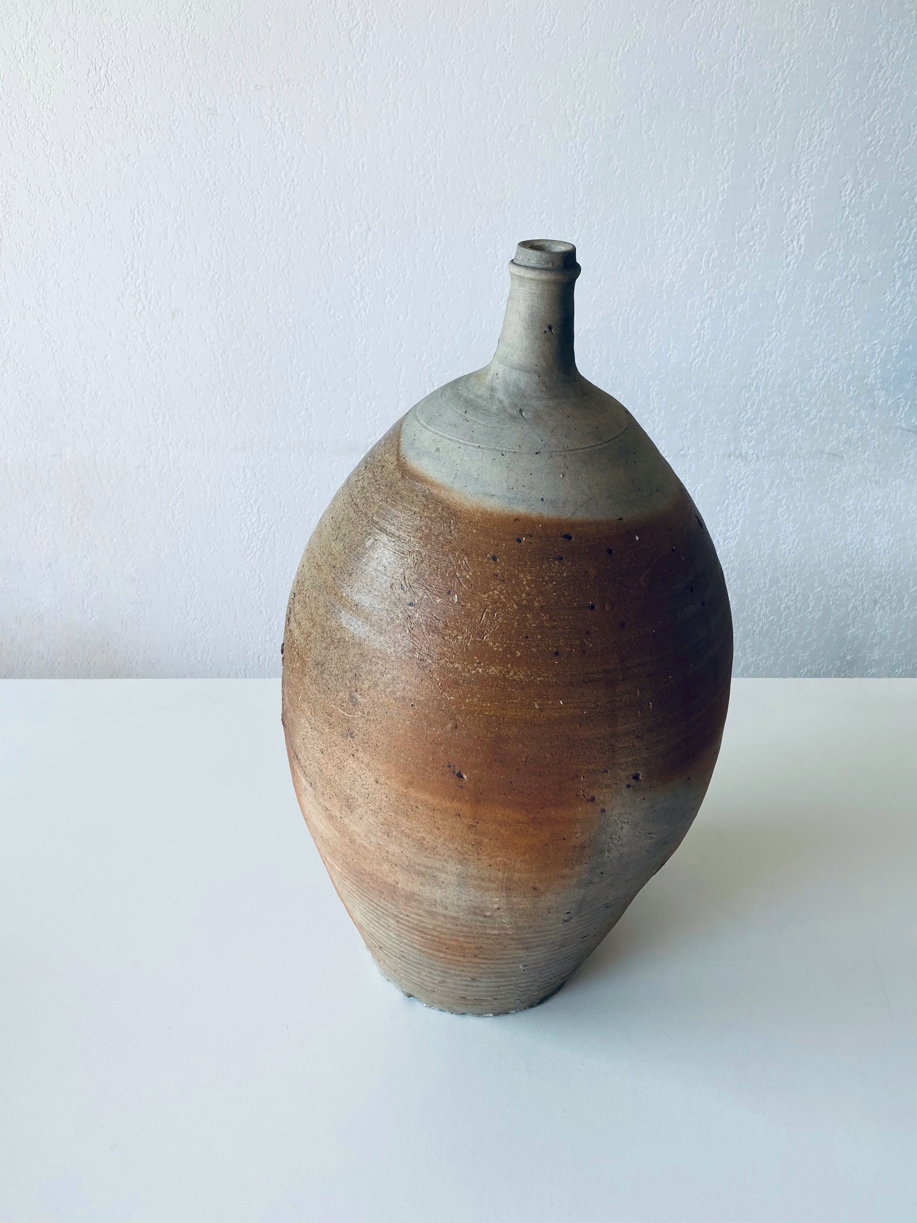 Very large old sandstone jar