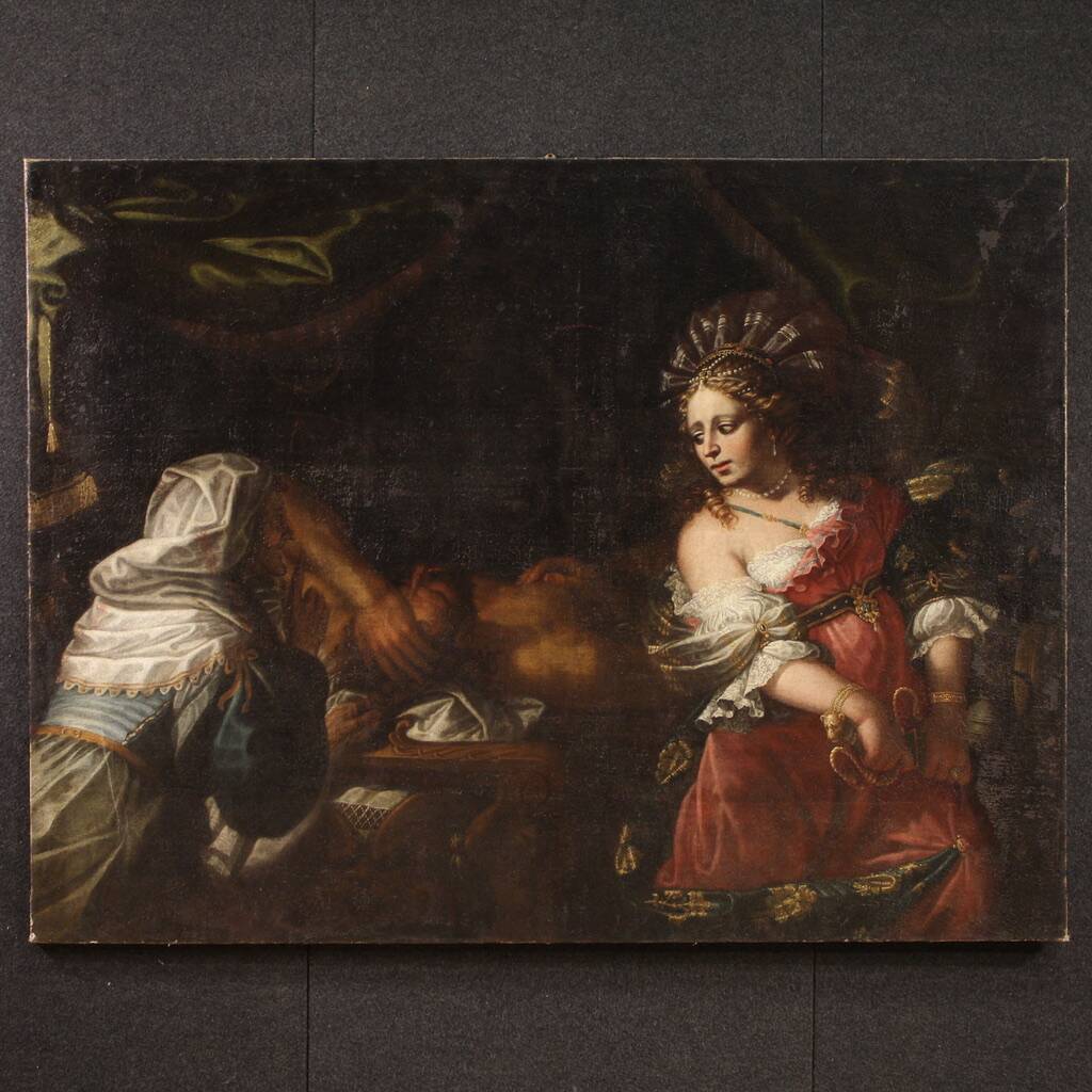 Great 18th century painting, Judith and Holofernes