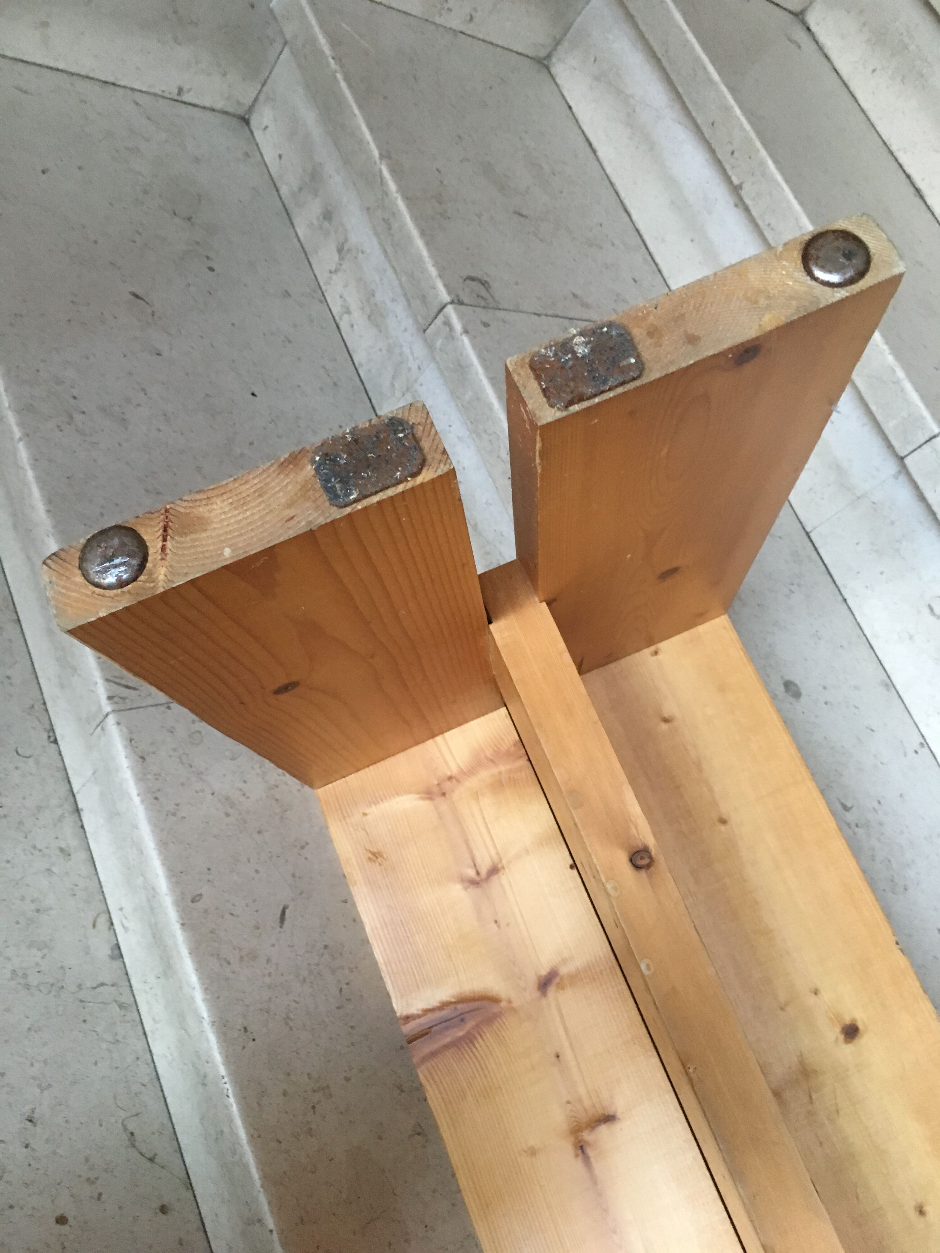 Charlotte Perriand pine bench