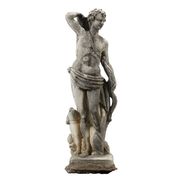 Ancient garden sculpture in terracotta Apollo Italy 20th Century