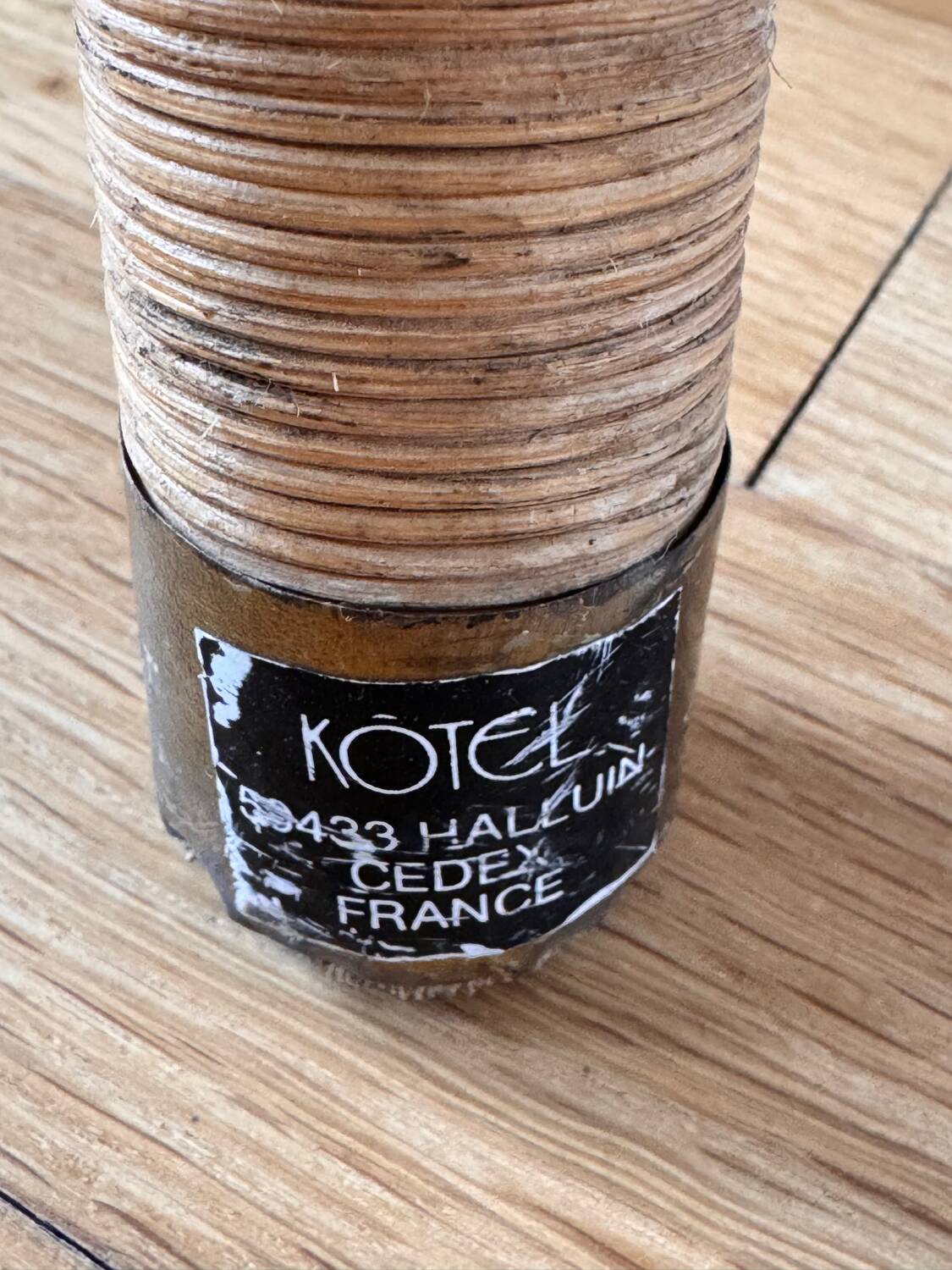 Vintage wicker plant stand