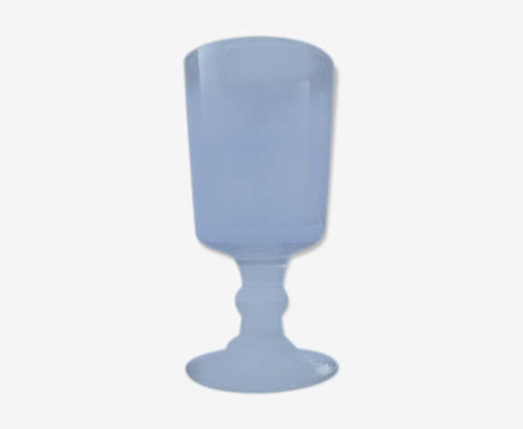 Verre à vin XIXème siècle verre soufflé épais