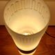 Large vintage cylindrical mid-century wall light.