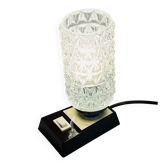 Lampe de chevet Massive en verre ciselé