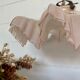 Old pink glass pendant lamp
