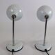 White couple table lamps Made in Italy by Veneta Lumi