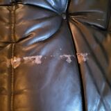 TOGO Canapé Set by Roset in black leather by Michel Ducaroy