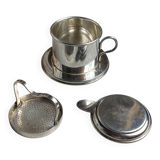 Tea pot, in silver metal