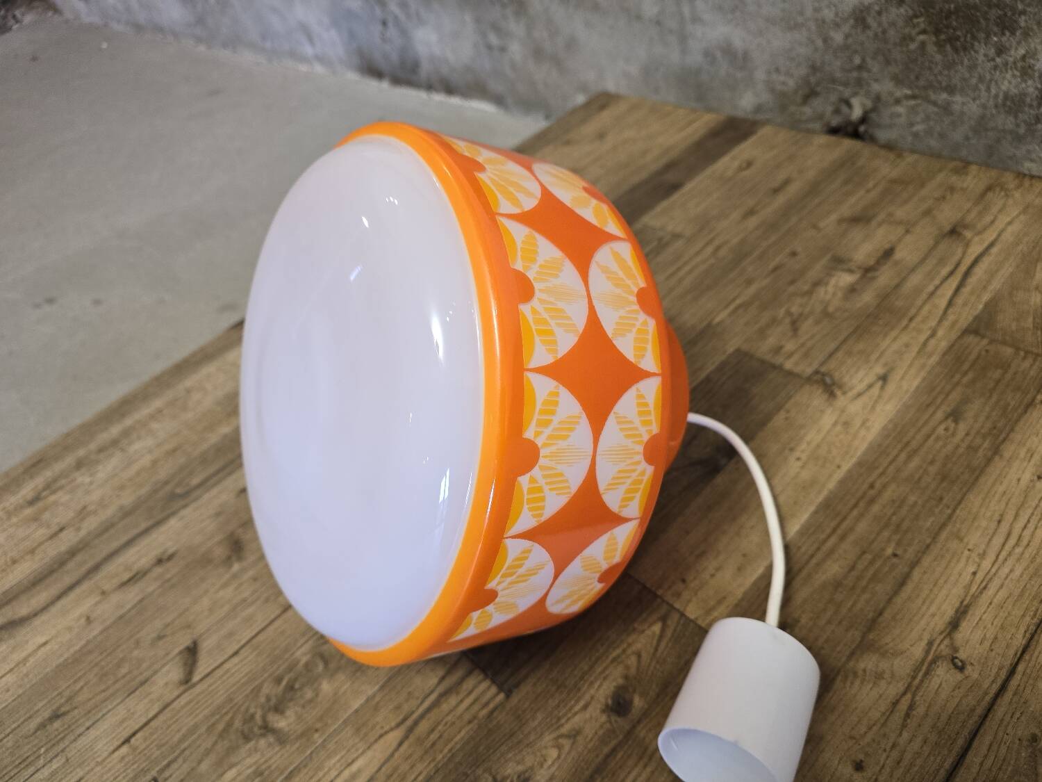Vintage pendant light.