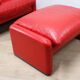 Maralunga armchair and ottoman by Vico Magistretti for Cassina