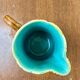 Antique floral barbotine jug – late 19th century ceramic