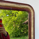 Mirror louis philippe old nineteenth in brown and beige wood
