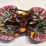 Vallauris-style shell-shaped serving tray in good condition