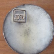 Empty ceramic pocket signed Villenauxe in Champagne 70s