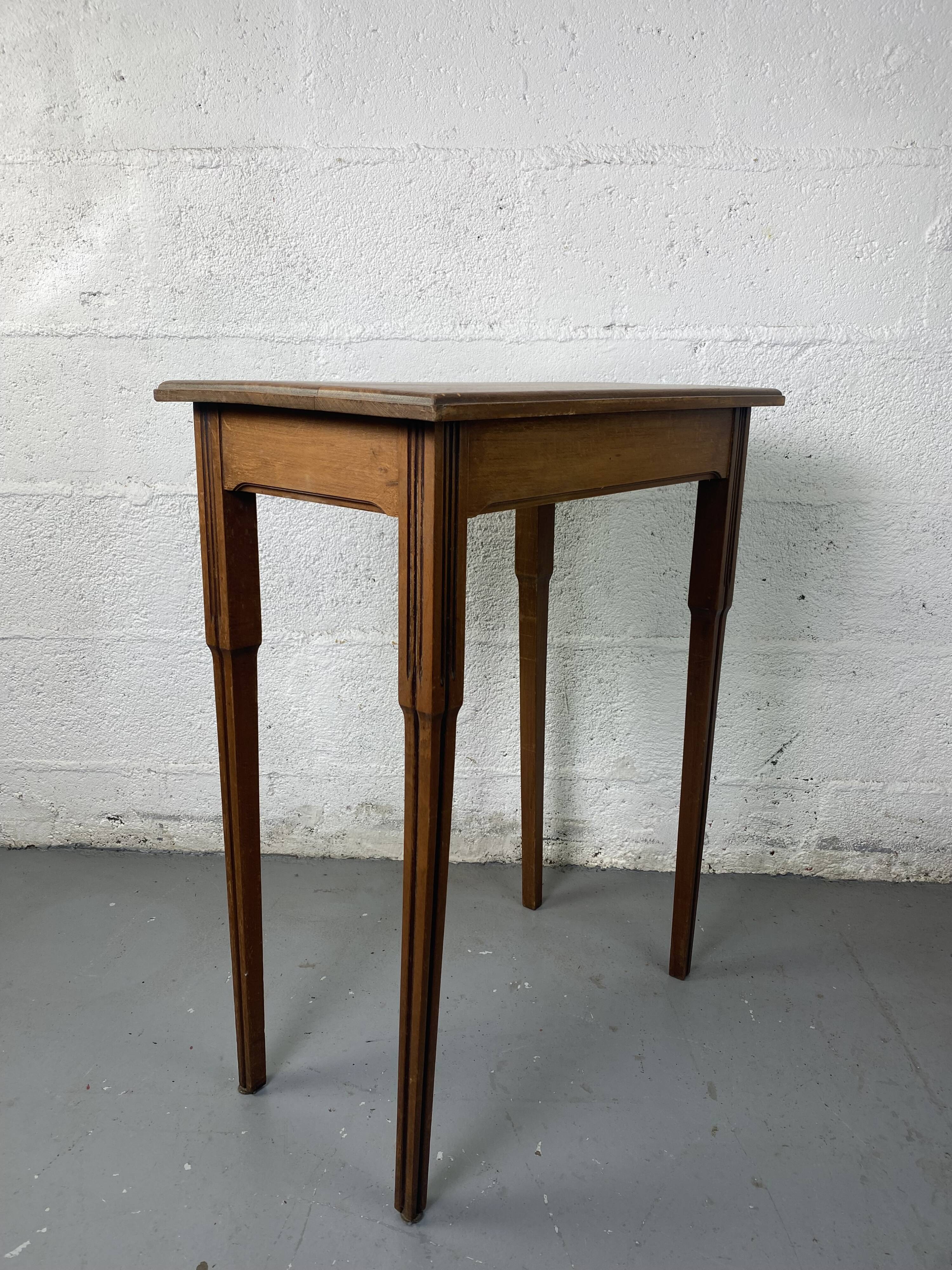 Mid-height wooden side table
