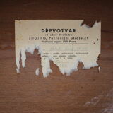Mid-century cofee table, Dřevotvar, 1956