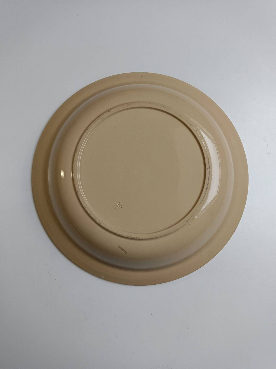 Large Badonviller art deco deep dish