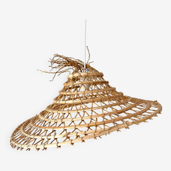 Straw pendant light