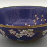 Cloisonné enamel cup with floral decoration