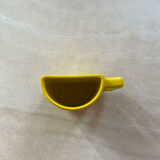 Cup half a cup danish ceramic yellow