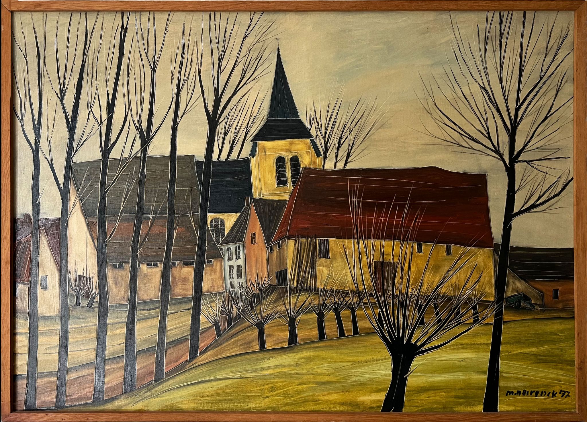 "L'église du village" par Martin Neirynck