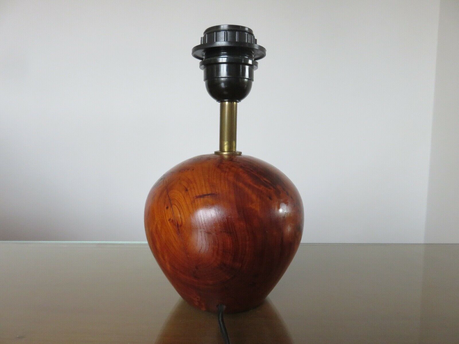 Elm magnifying glass lamp 70s