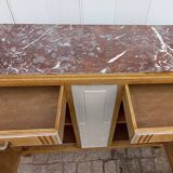 Vintage art deco marble sideboard.