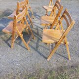 Set of 6 folding chairs