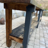 Old workbench 3m30 all in wood