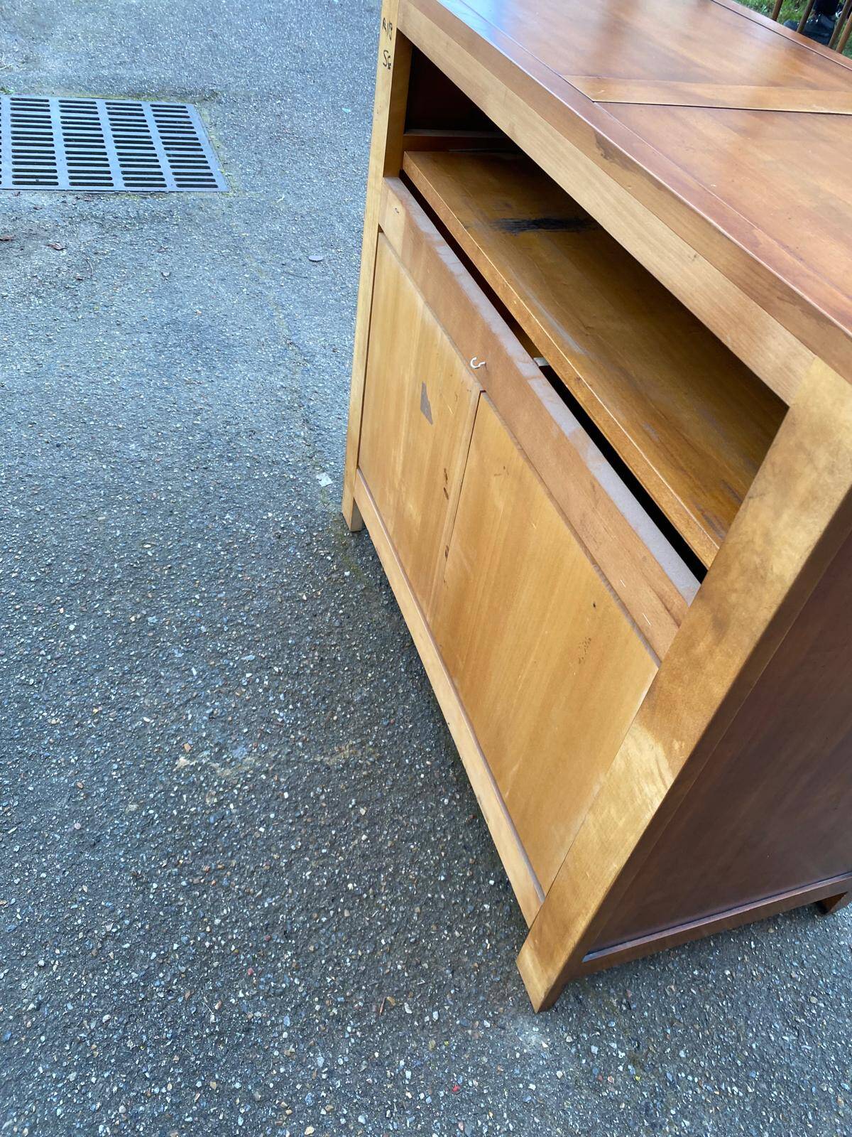 Louis XVI buffet made of solid wood from the 1950s.
