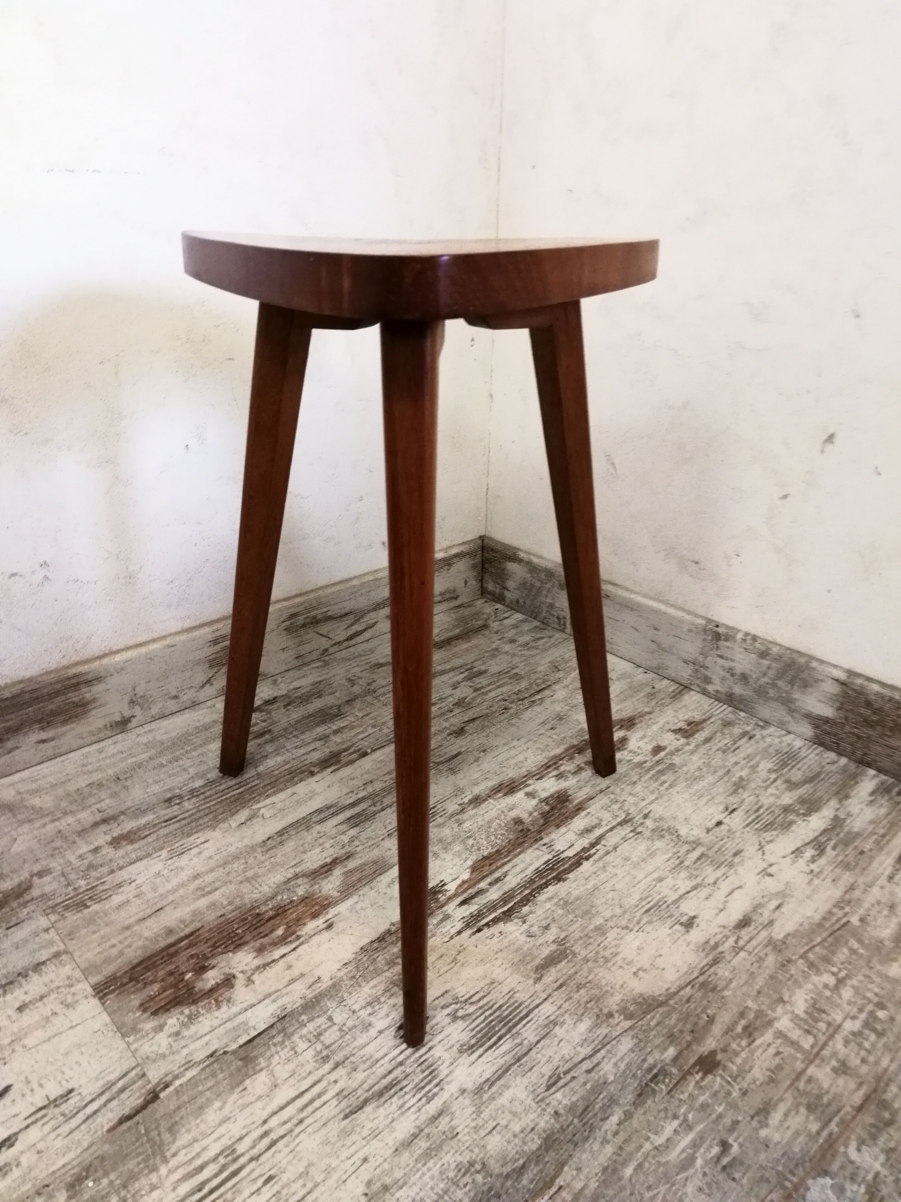 Scandinavian tripod stool